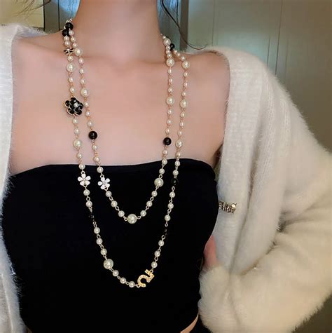 chanel pearl necklace dupe